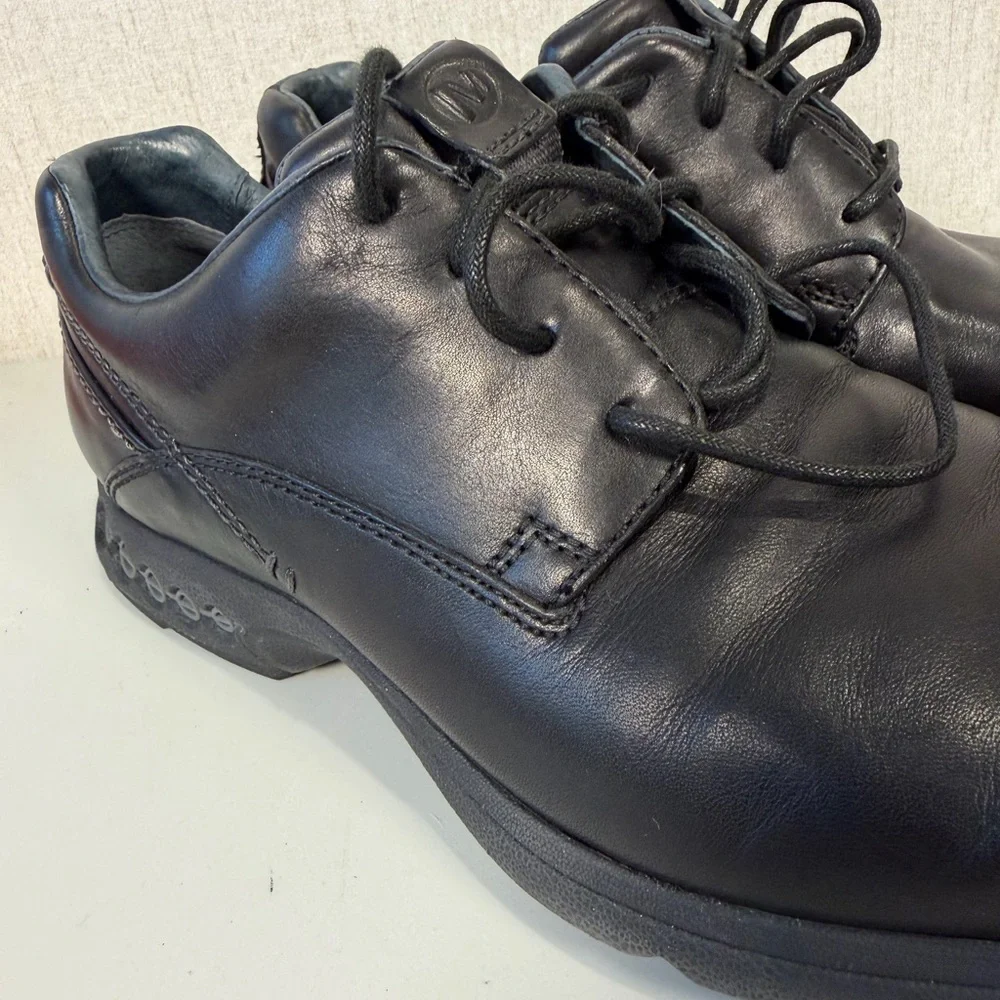 Merrell Shoes Patent Pending Men Size‎ 10.5 Leather Black Leather